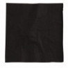 Prtički za koktajle črne barve 2-slojni 250 x 250 mm - paket 2000 kosov - FourniResto - Fourniresto