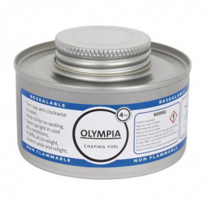 Gorljivo gorivo 4H za posodo za ohranjanje toplote - paket 12 kosov - Olympia - Fourniresto