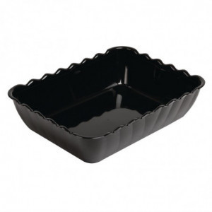Črne sklede San 4,25 L 335 x 255 mm - Olympia KRISTALLON - Fourniresto