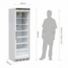 Hladilna vitrina z negativno temperaturo, bela, 365 L - Polar - Fourniresto