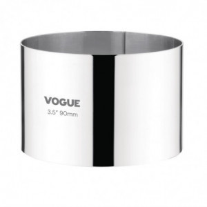 Krogla za mousse iz nerjavečega jekla Ø 90 mm V 60 mm - Vogue - Fourniresto