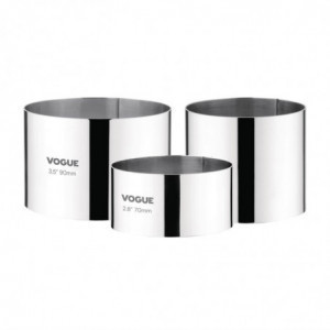 Krogla za mousse iz nerjavečega jekla Ø 90 mm V 60 mm - Vogue - Fourniresto