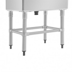 Pomivalno korito s visokim hrbtnim delom 100 L 770 x 600 mm - Vogue - Fourniresto