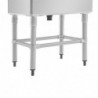 Pomivalno korito s visokim hrbtnim delom 100 L 770 x 600 mm - Vogue - Fourniresto