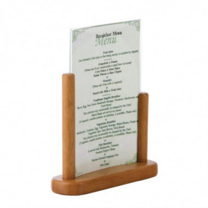 Okvir za mizo Teak A4 - Securit - Fourniresto