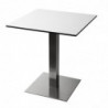 Miza s kvadratno nerjavečo površino 720 x 430 mm - Bolero - Fourniresto