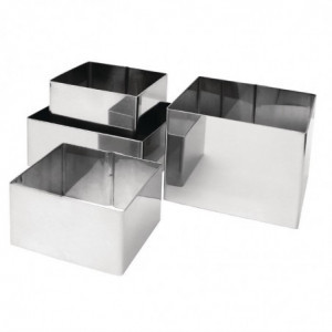 Krogla za mousse kvadratna 60 x 60 mm - Vogue - Fourniresto