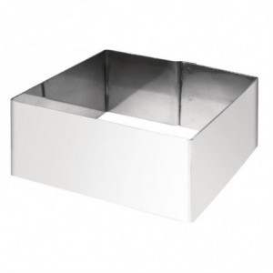 Krogla za mousse kvadratna 80 x 35 mm - Vogue - Fourniresto