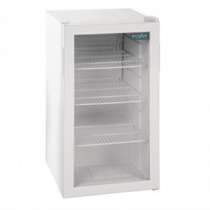 Hladilna vitrina za pult, bela, 1 vrata, 88 L - Polar - Fourniresto