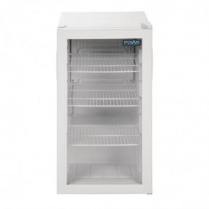 Hladilna vitrina za pult, bela, 1 vrata, 88 L - Polar - Fourniresto