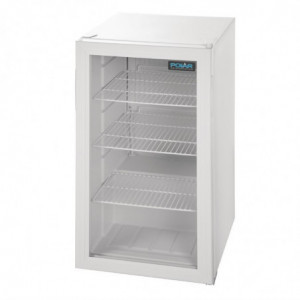 Hladilna vitrina za pult, bela, 1 vrata, 88 L - Polar - Fourniresto