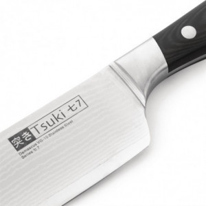 Nož Santoku serija 7, rezilo dolžine 18 cm - FourniResto - Fourniresto