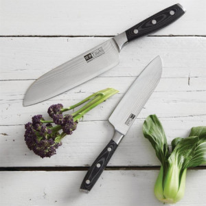 Nož Santoku serija 7, rezilo dolžine 18 cm - FourniResto - Fourniresto