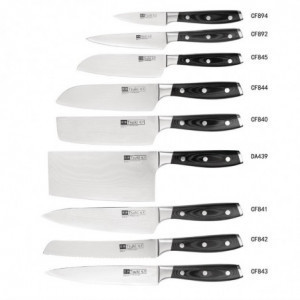 Nož Santoku serija 7, rezilo dolžine 18 cm - FourniResto - Fourniresto