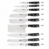 Nož Santoku serija 7, rezilo dolžine 18 cm - FourniResto - Fourniresto