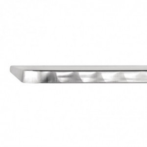 Miza Bistrot kvadratna iz inoxa - 700 x 700 mm - Bolero - Fourniresto