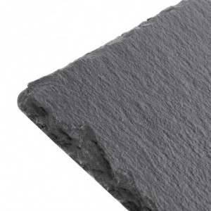 Plošča za predstavitev iz naravnega skrilavca 300 x 100 mm - Olympia - Fourniresto