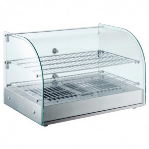 Topla vitrina za pult 2 nivoja 45 L - Buffalo - Fourniresto