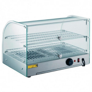 Topla vitrina za pult 2 nivoja 45 L - Buffalo - Fourniresto