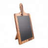 Deska iz akacije in skrilavca s podporo 220 x 25 mm - T&G Woodware - Fourniresto