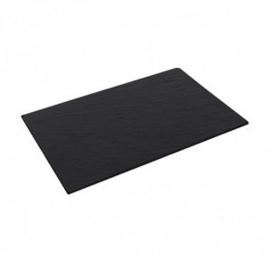 Plošča iz skrilavca za pladenj 280 x 100 mm - Komplet 2 - Olympia - Fourniresto