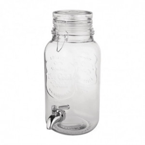 Distributer retro pijač z kovinskim zapiranjem 3,6 L - Olympia - Fourniresto