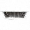 Pravokotna aluminijasta posoda GN 1/1 9,6 L - Komplet 5 kosov - Fiesta - Fourniresto