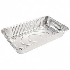 Pravokotna aluminijasta posoda GN 1/2 3,6 L - Komplet 5 kosov - Fiesta - Fourniresto