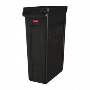Zbiralec za recikliranje z črnimi prezračevalnimi cevmi 87 L - Rubbermaid - Fourniresto