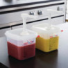 Razdelilnik omake Transparent GN 1/6 2,6 L - Araven - Fourniresto