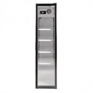 Hladilnik za steklenice Slimline črne barve - Polar - Fourniresto