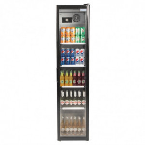 Hladilnik za steklenice Slimline črne barve - Polar - Fourniresto