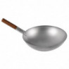 Wok iz jekla s polkrožnim dnom Londonwok Ø 38 cm - FourniResto - Fourniresto