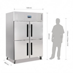 Hladilna omara z negativno temperaturo 2 vratc GN 2/1 serija G 600 L - Polar - Fourniresto