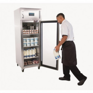Hladilna vitrina s pozitivno temperaturo Gn 2/1 enostavna 600 L - Polar - Fourniresto