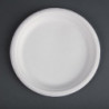 Krožniki iz kompostabilne bagase 26 cm - paket 50 kosov - Fiesta Green - Fourniresto