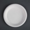 Krožniki iz kompostabilne bagase 17,9 cm - paket 50 kosov - Fiesta Green - Fourniresto