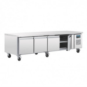 Podstavek za hlajenje GN 1/1 s pozitivno temperaturo, serija U, 4 vrata, 420 L - Polar - Fourniresto