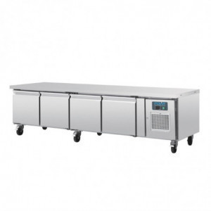 Podstavek za hlajenje GN 1/1 s pozitivno temperaturo, serija U, 4 vrata, 420 L - Polar - Fourniresto