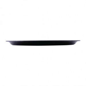 Nedrseči črni pladenj Blackline, okrogel Ø 310mm - Roltex - Fourniresto