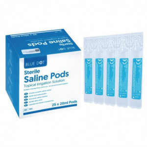 Sterilne solne očesne kapljice 20 ml, prodane v pakiranju po 25 - FourniResto - Fourniresto