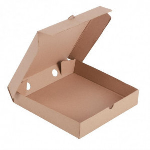 Škatle za pice Kraft 23 cm - paket 100 kosov - Fiesta Green - Fourniresto
