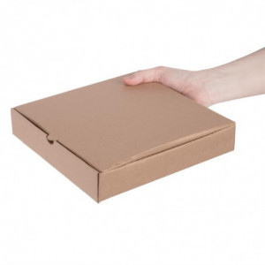 Škatle za pice Kraft 23 cm - paket 100 kosov - Fiesta Green - Fourniresto