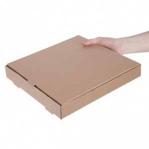 Škatle za pice Kraft 30 cm - paket 100 kosov - Fiesta Green - Fourniresto