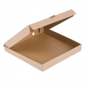 Kartonske škatle za pice Kraft 35cm - paket 50 kosov - Fiesta Green - Fourniresto