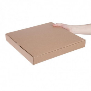 Kartonske škatle za pice Kraft 35cm - paket 50 kosov - Fiesta Green - Fourniresto