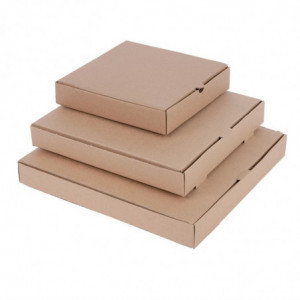 Kartonske škatle za pice Kraft 35cm - paket 50 kosov - Fiesta Green - Fourniresto