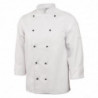 Kuharska jakna Chicago z dolgimi rokavi, bela, velikost M - Whites Chefs Clothing - Fourniresto
