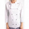 Kuharska jakna Chicago z dolgimi rokavi, bela, velikost M - Whites Chefs Clothing - Fourniresto