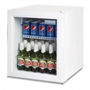 Pozitivna hladilna vitrina za pult, bela serija C - 46L - Polar - Fourniresto